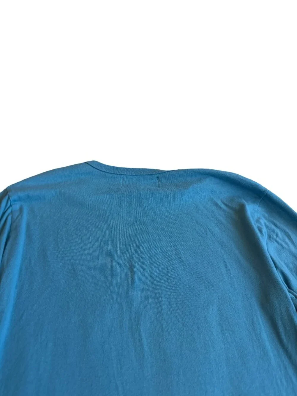 Bianca Chandon Blue Lover Long Sleeve T-Shirt Stretchy Soft Size Medium Men's